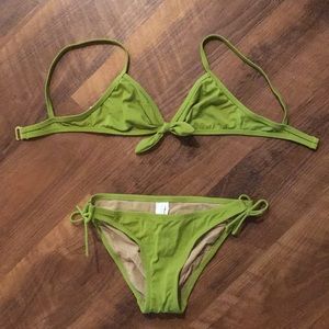 Green bikini